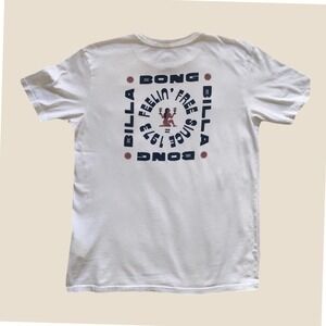 Billabong Pocket T Shirt Men Small Feelin' Free Since 1973 Deadstock